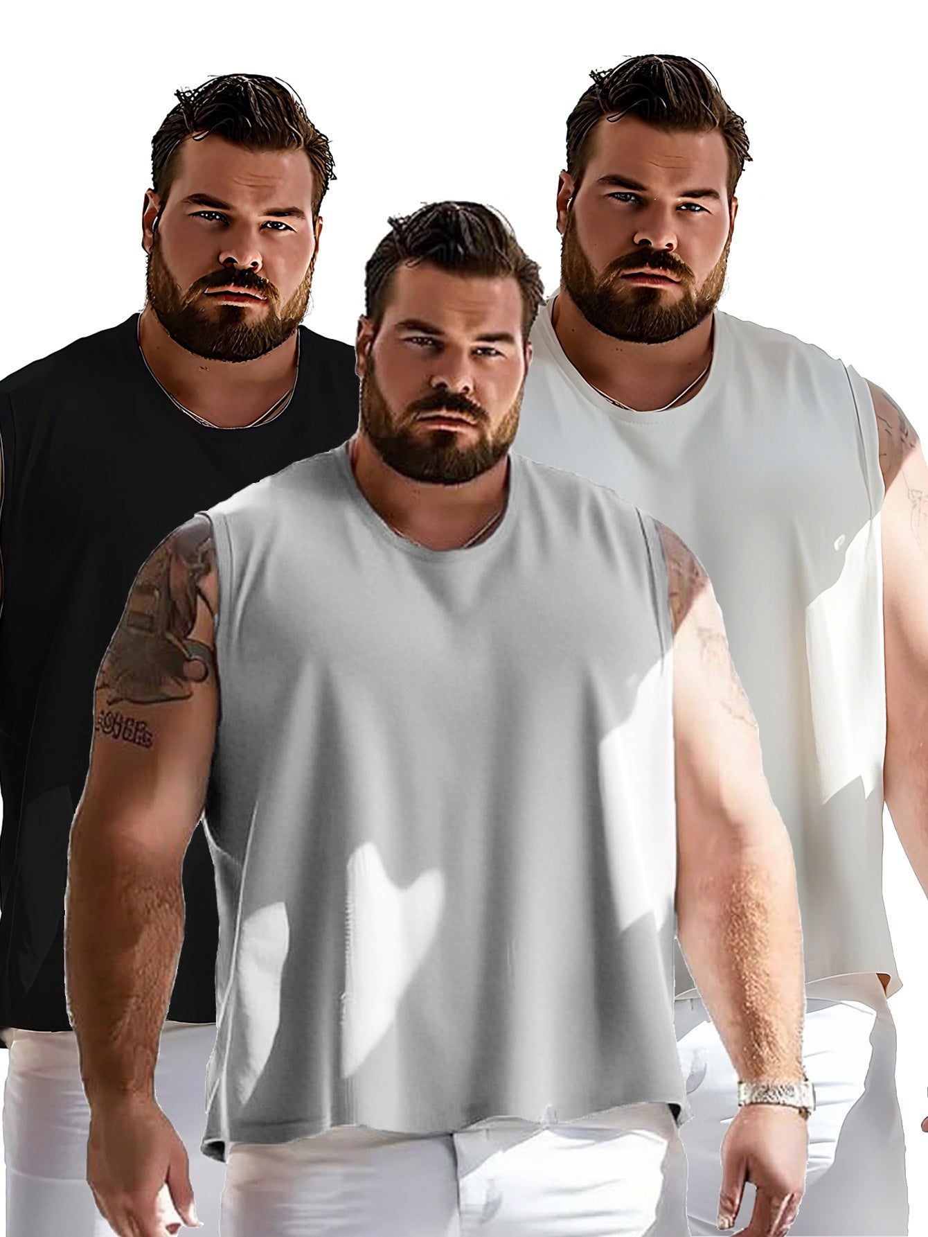 Débardeur Homme Grande Taille – Fitness Été