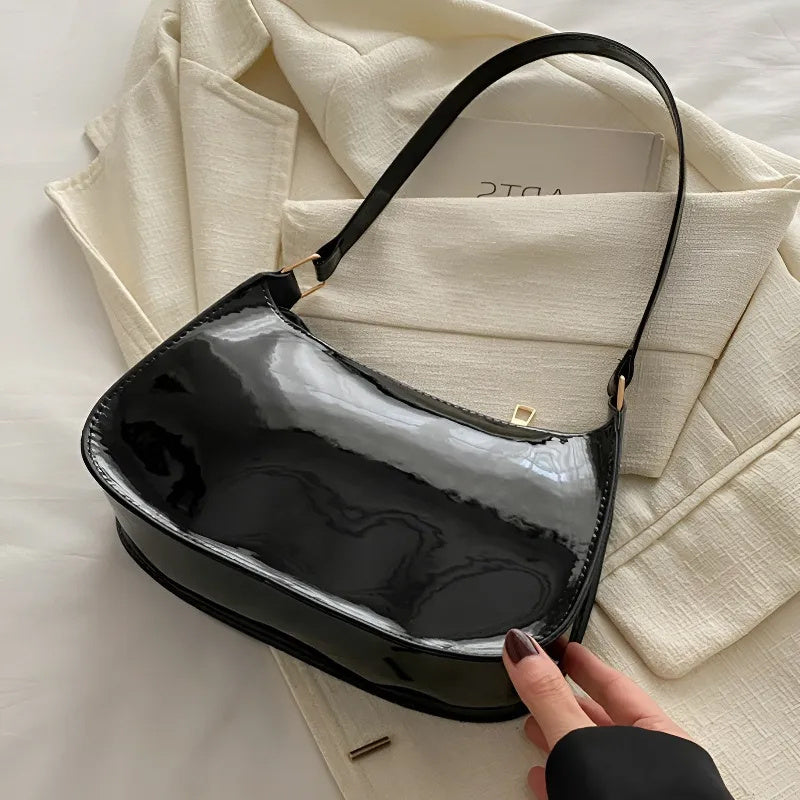 Mini Femme Couleur Unie – Sac Multiusage avec Poche Zippée pour Téléphone et Portefeuille, Cuir Synthétique Léger, Sangle Réglable, Idéal en Cadeau