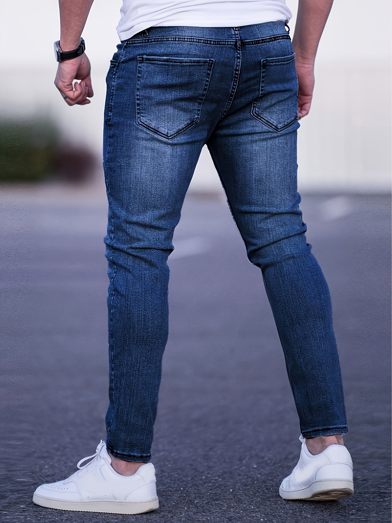 Jean Homme Slim Fit – Denim Stretch, Cinq Poches, Toutes Saisons