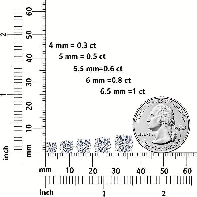 Vintage 1 Carat Green Moissanite Ring 925 Sterling Silvery Birthday Wedding Gifts for Women Girls