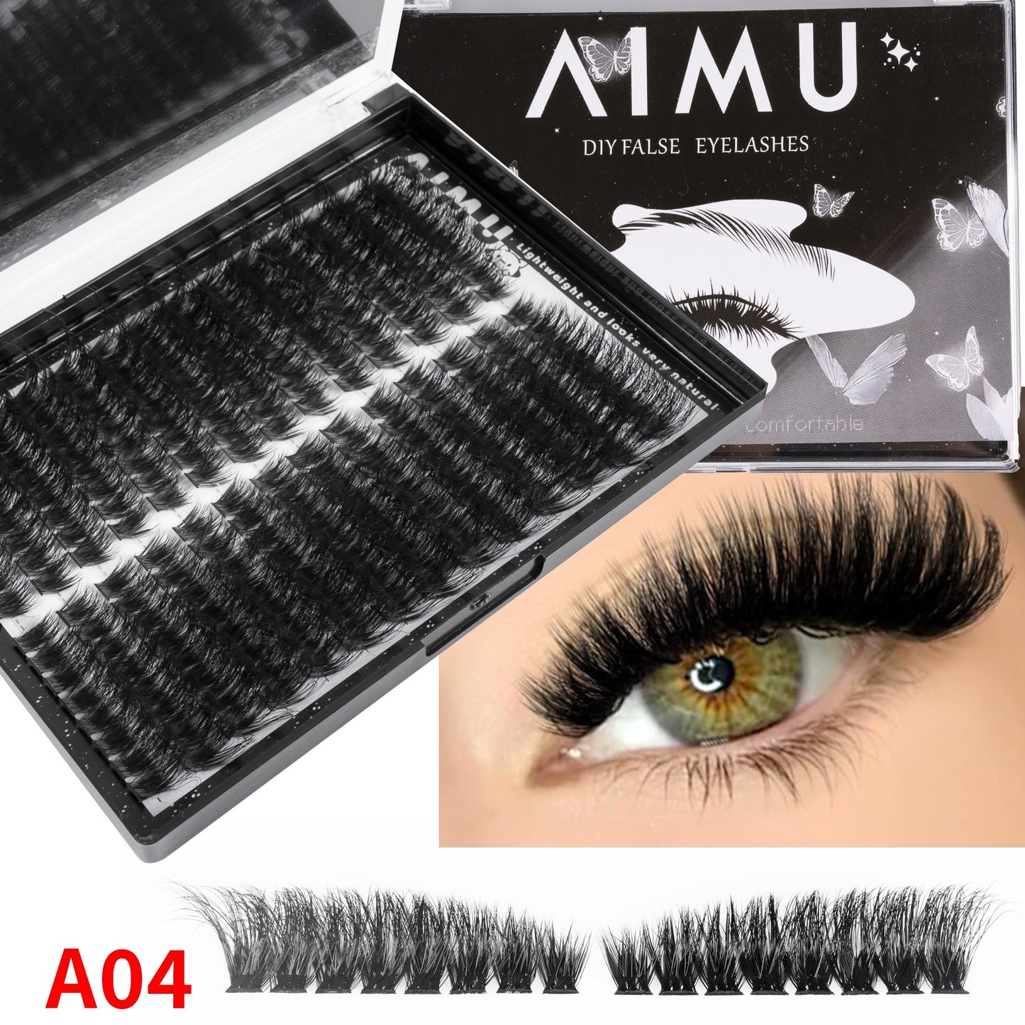 Nouvelles Faux Cils — Aspect Naturel, Faciles à Appliquer, Style Naturel pour Sublimer le Regard