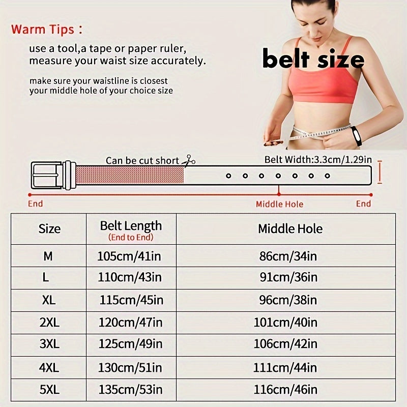 Ceinture double couche en cuir pour femmes – Ceinture de haute qualité, style coréen simple et polyvalent, accessoire de mode, ceinture pour jeans