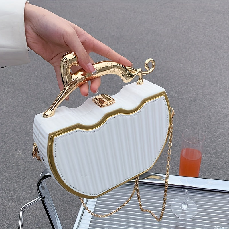 Sac à chaîne clip – bandoulière amovible, élégant et polyvalent