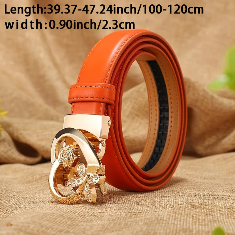 Nouvelle ceinture femme – Marque de luxe, designer célèbre, couleur candy, haute qualité, ceinture pour robe avec boucle automatique