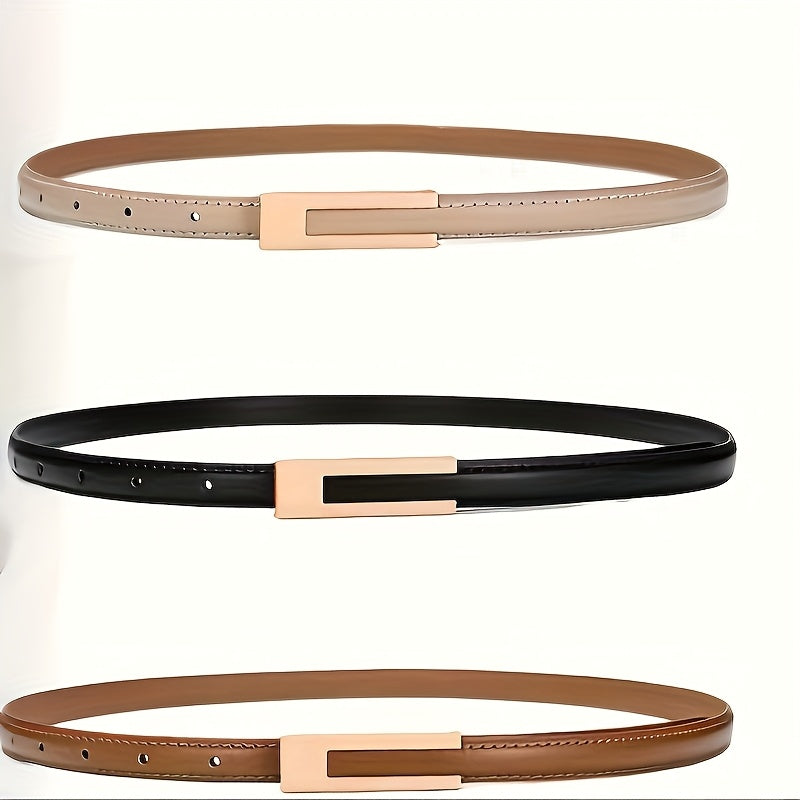 Lot de trois ceintures style vintage – Parfaites pour assortir à des robes simples, costumes et jeans comme accessoires élégants