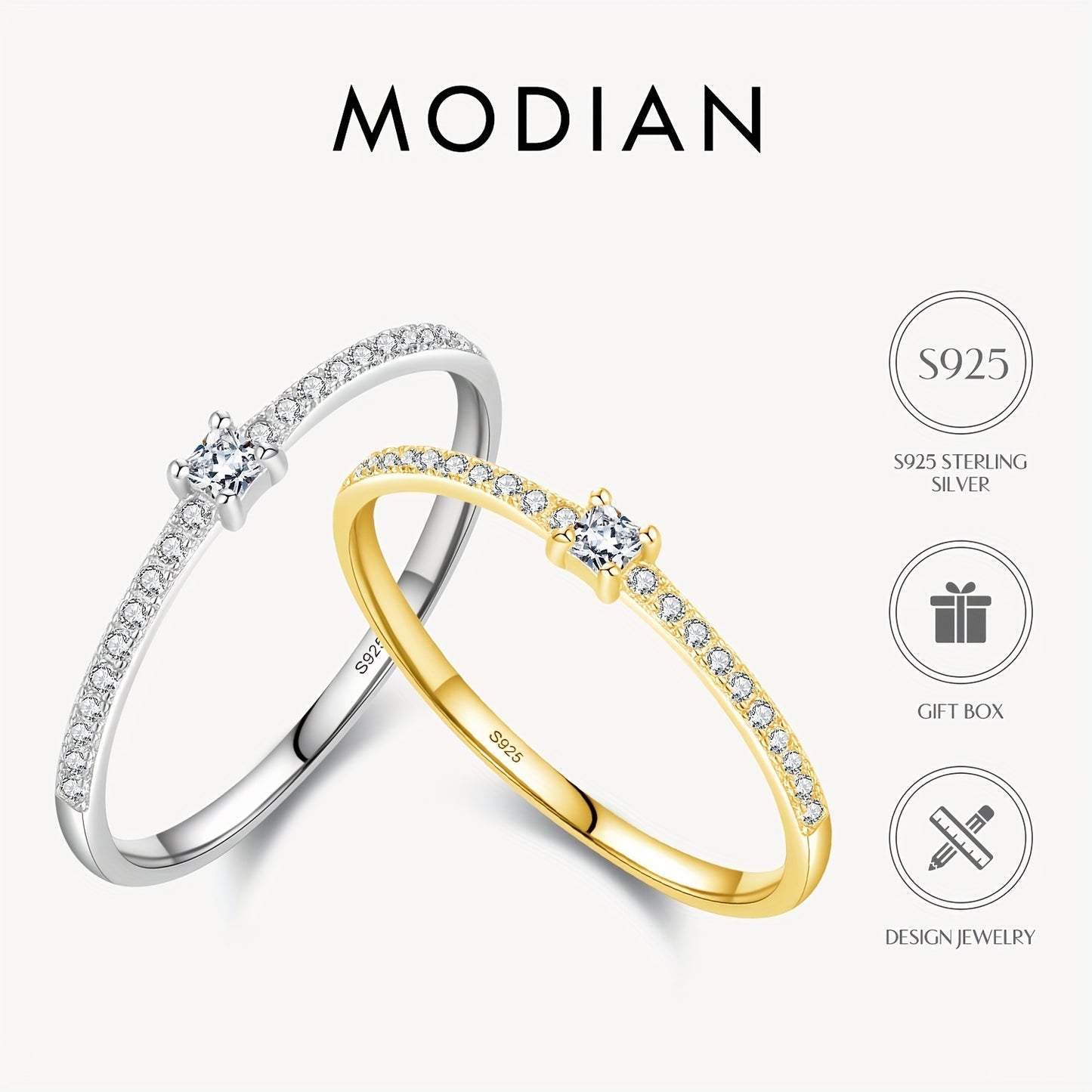 A Ring for Women, Featuring a Classic And Elegant Fashion Style. Made of 925 Pure Silver, This Minimalist And Unique Index Finger Ring Is Perfect for Holiday Celebrations And Gift-Giving. Material: S925 Silver, Net Weight: 0.