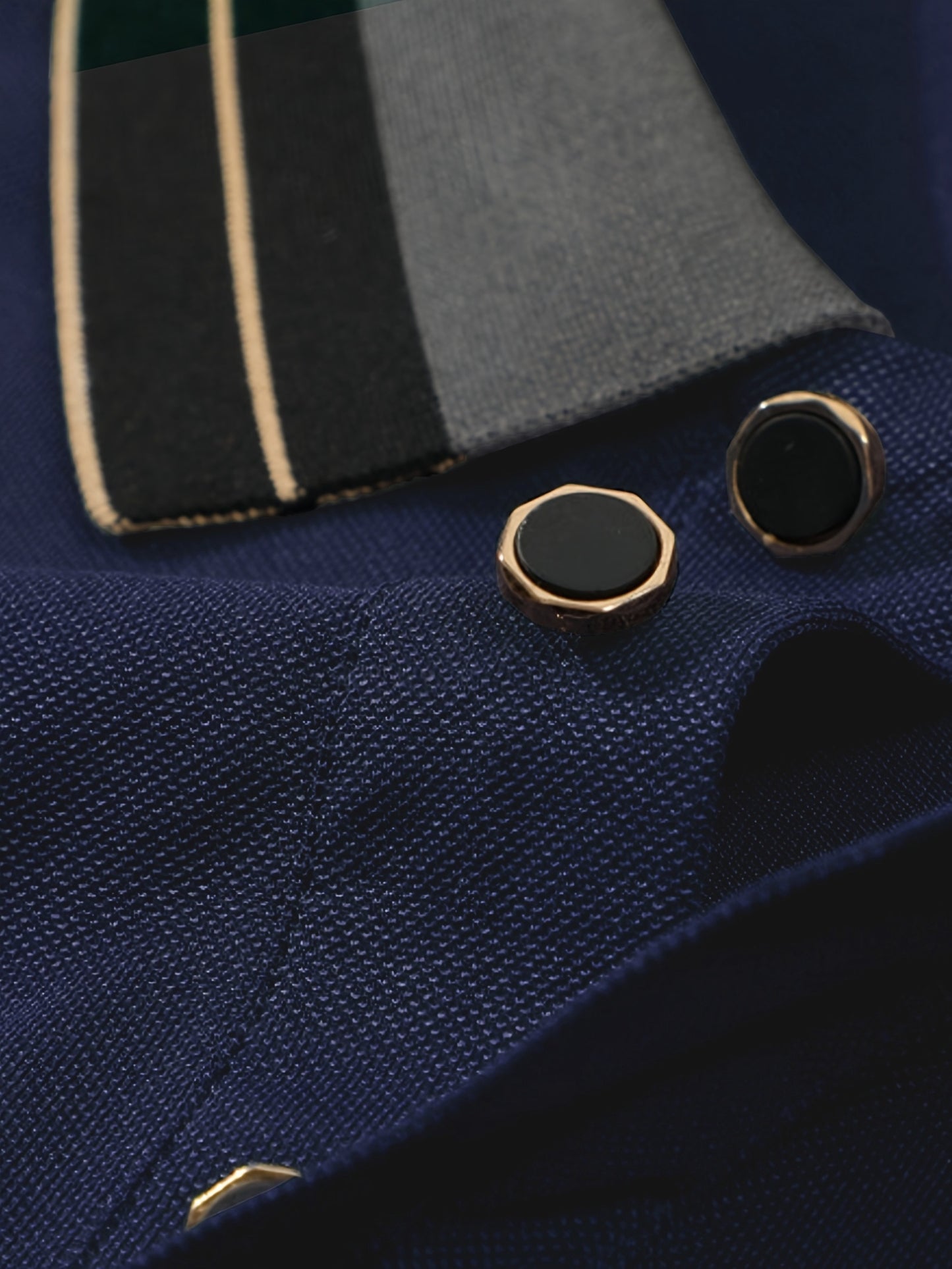 Men's New Color-Block Shirt, Jacquard Collar Design, Button Details, Lightweight Soft Fabric, Breathable Outdoor Casual Business Shirt, Essential for Daily Casual Wear