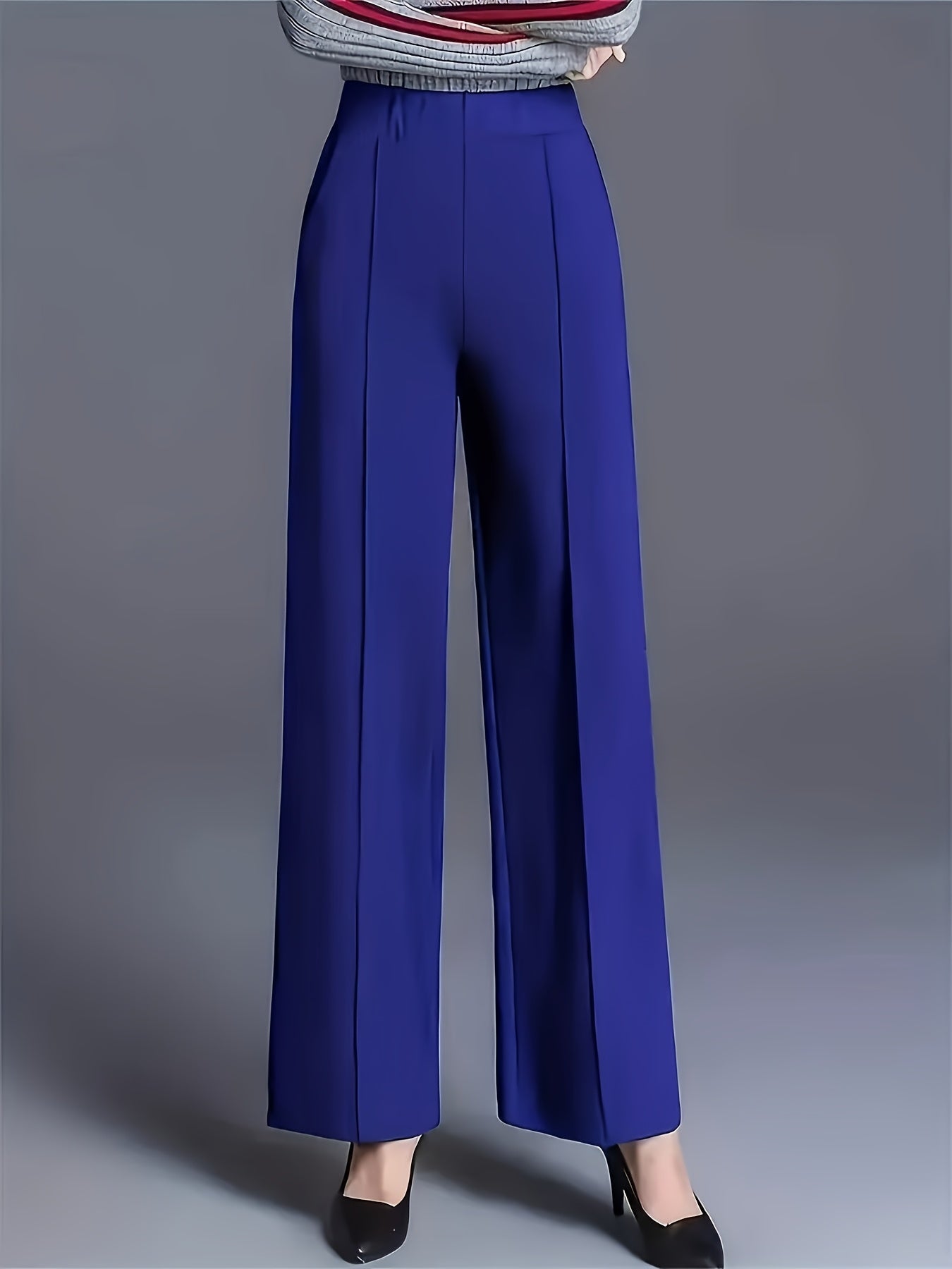 Ensemble Deux-Pièces Femme – Pantalon Long Élégant avec Poches
