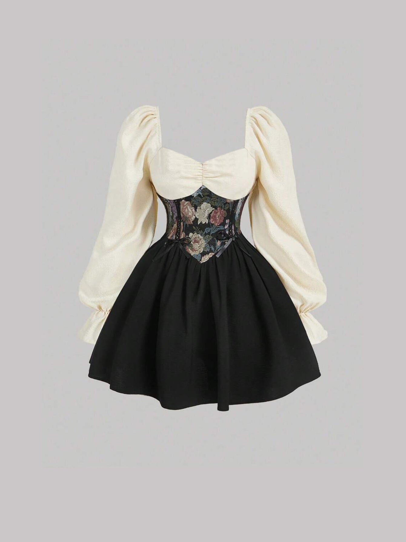 Robe gothique victorienne baroque de style Renaissance pour femme – Élégante, épaules dénudées