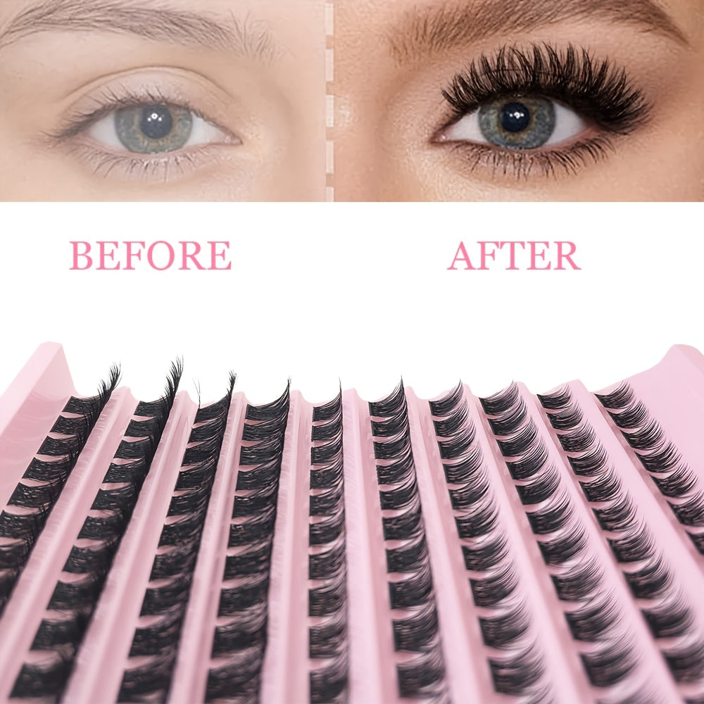 120 Paquets de Cils Faux — Curl D, Longueurs 13-15 mm, Styles Mixtes, Réutilisables, Look Naturel, Inclus Colle, Idéal Débutants, Utilisation Salon et Cosplay