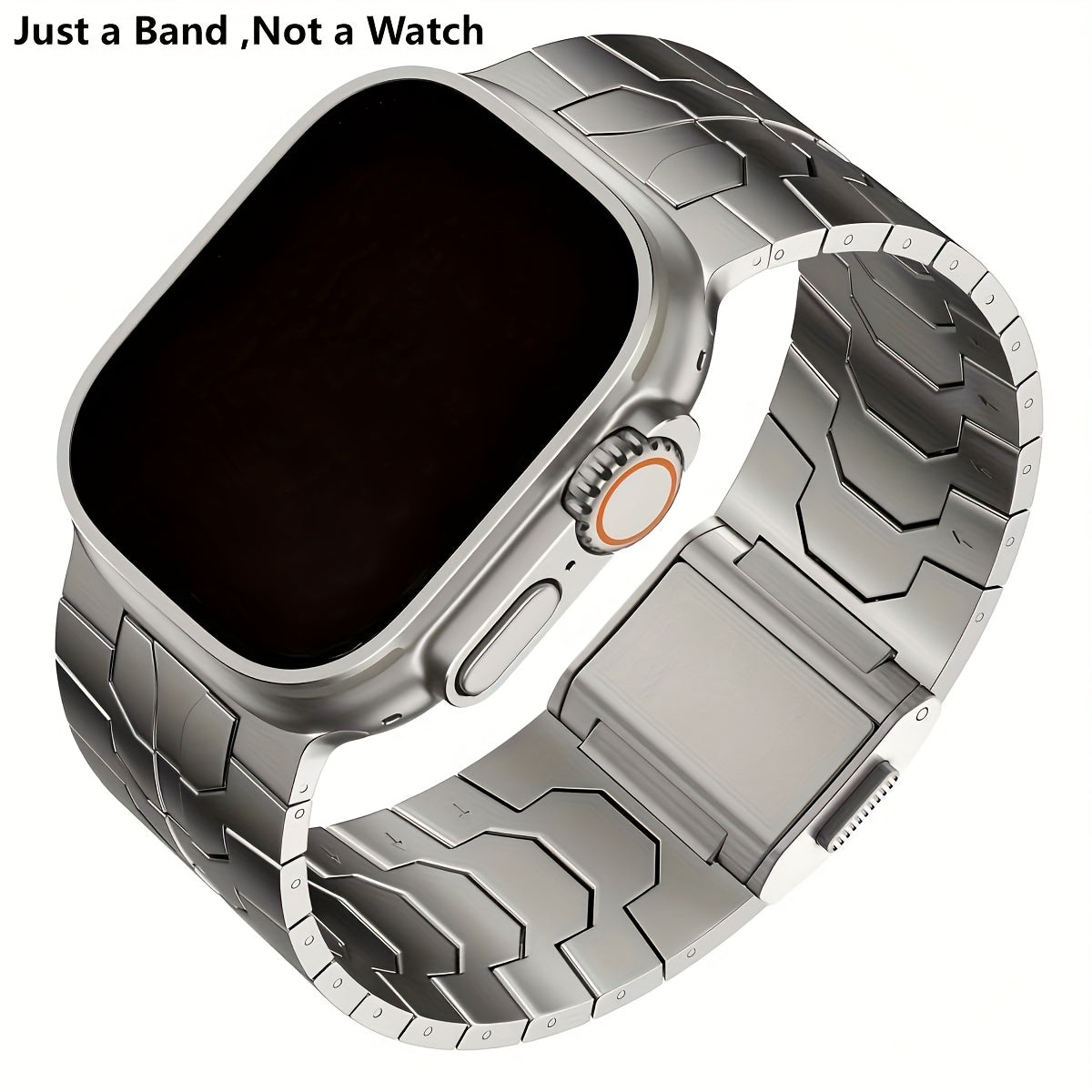 Bracelet Compatible Ultra 2/49 mm, Ultra/Series 9–1 & SE 2 – Bracelet de Remplacement en Titane Grade 2 Haute Résistance, Fermoir Magnétique Ajustable 22 mm, Léger & Durable, Prêt à Offrir