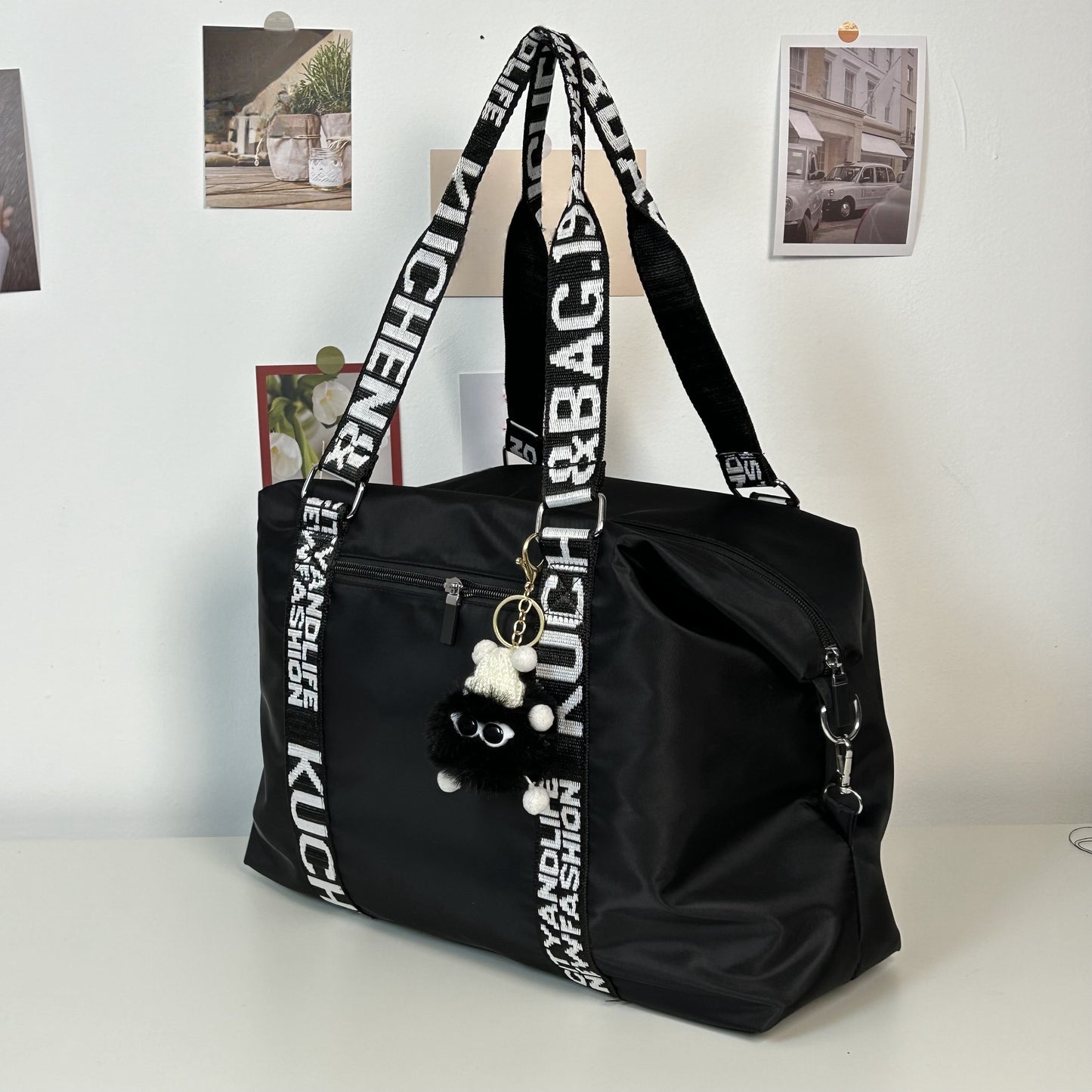 Sac de Voyage Pliable – Sac Polochon, Sac de Sport & Fitness, Sac de Yoga, Sac Weekender pour Nuitée, Organisateur de Bagages