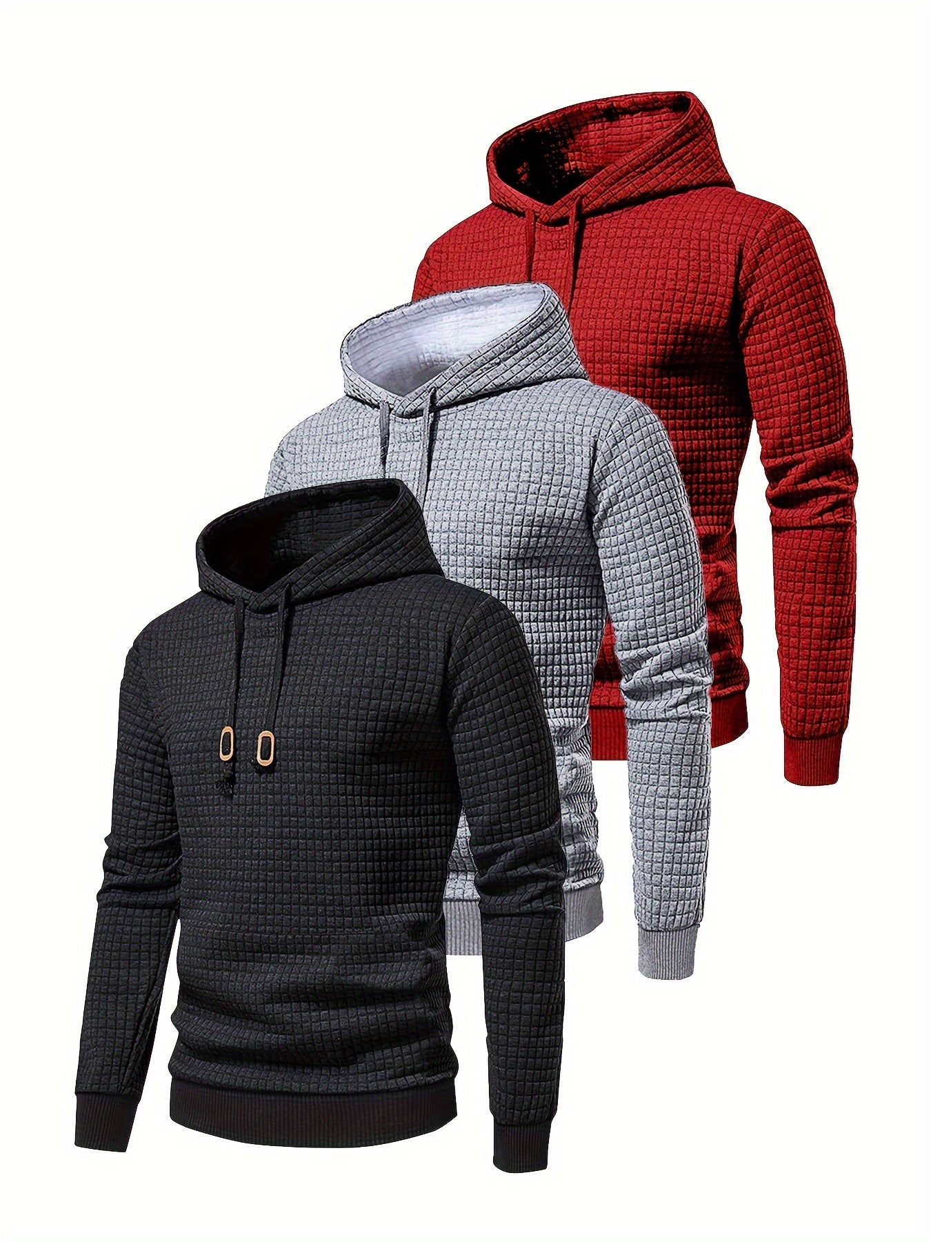 3pcs Sweatshirts Sport Homme