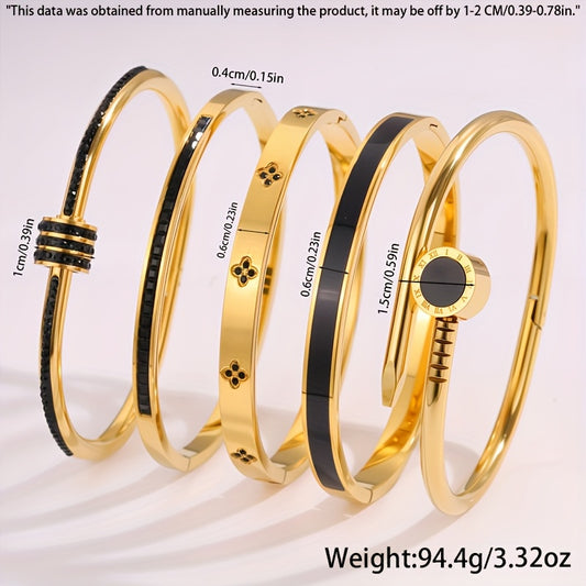 Bijoux tendance en acier inoxydable, étanches et hypoallergéniques, adaptés aux hommes et aux femmes, parfaits pour soirées ou usage quotidien