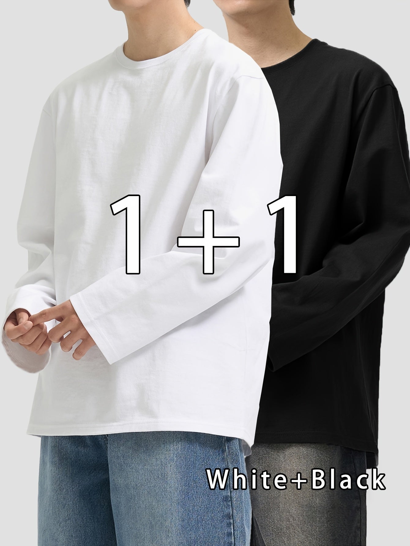 Pure Basic Long Sleeve Two Pack