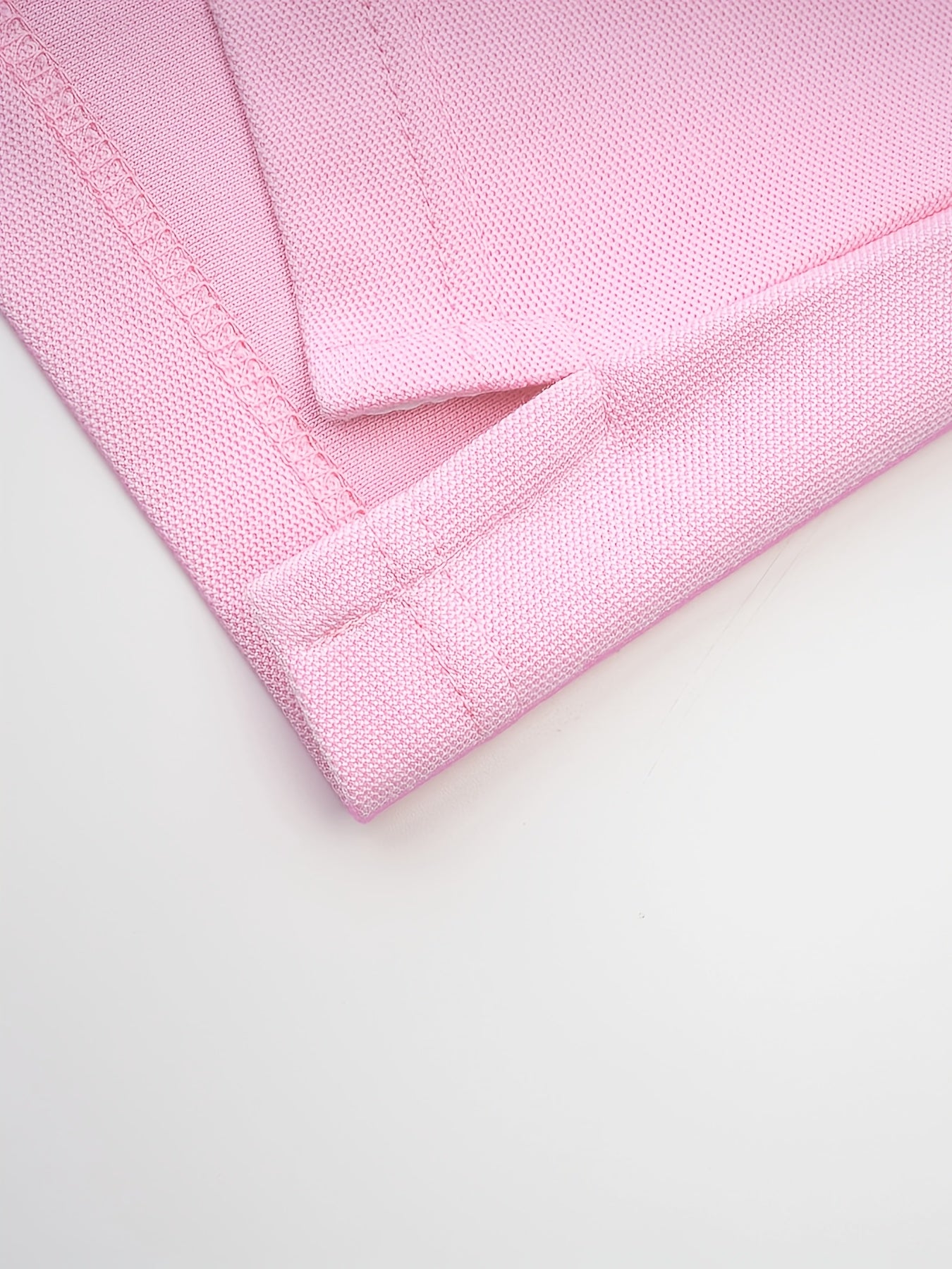 Men'S Miami Pink Polo Shirt | Slim Fit with Embroidered Details and Slit Hem, Casual Style