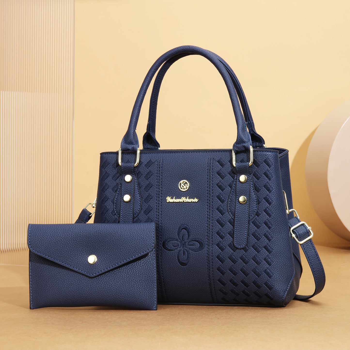 Set Multi-Pièces Femme – Sac Cabas Grande Capacité à Motif Lettres, Tendance et Élégant, Idéal pour Maman, Cadeau Décontracté pour Thanksgiving ou pour Petite Amie