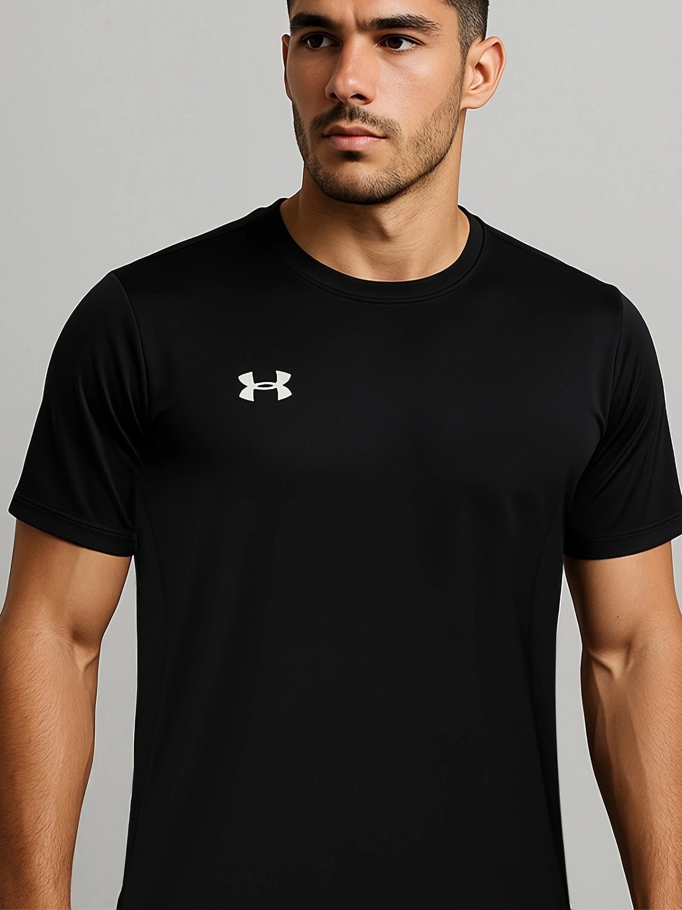 UNDER ARMOUR Men'S Quick-Dry Athletic T-Shirt - Breathable Moisture-Wicking Short Sleeve Tee with Contrast Color Block Design, Durable & Fade-Resistant for Gym, Beach, Casual Wear - Summer Essential for Men & Teens, Gym Appar