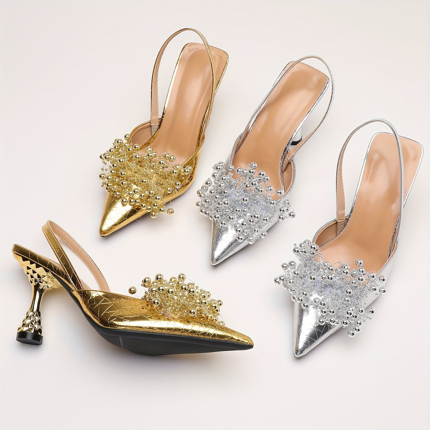 Sandales à Talons Aiguilles Femme – Bout Pointu, Style Estival Féérique 2023, Une Bride, Nouveaux Talons Hauts Élégants