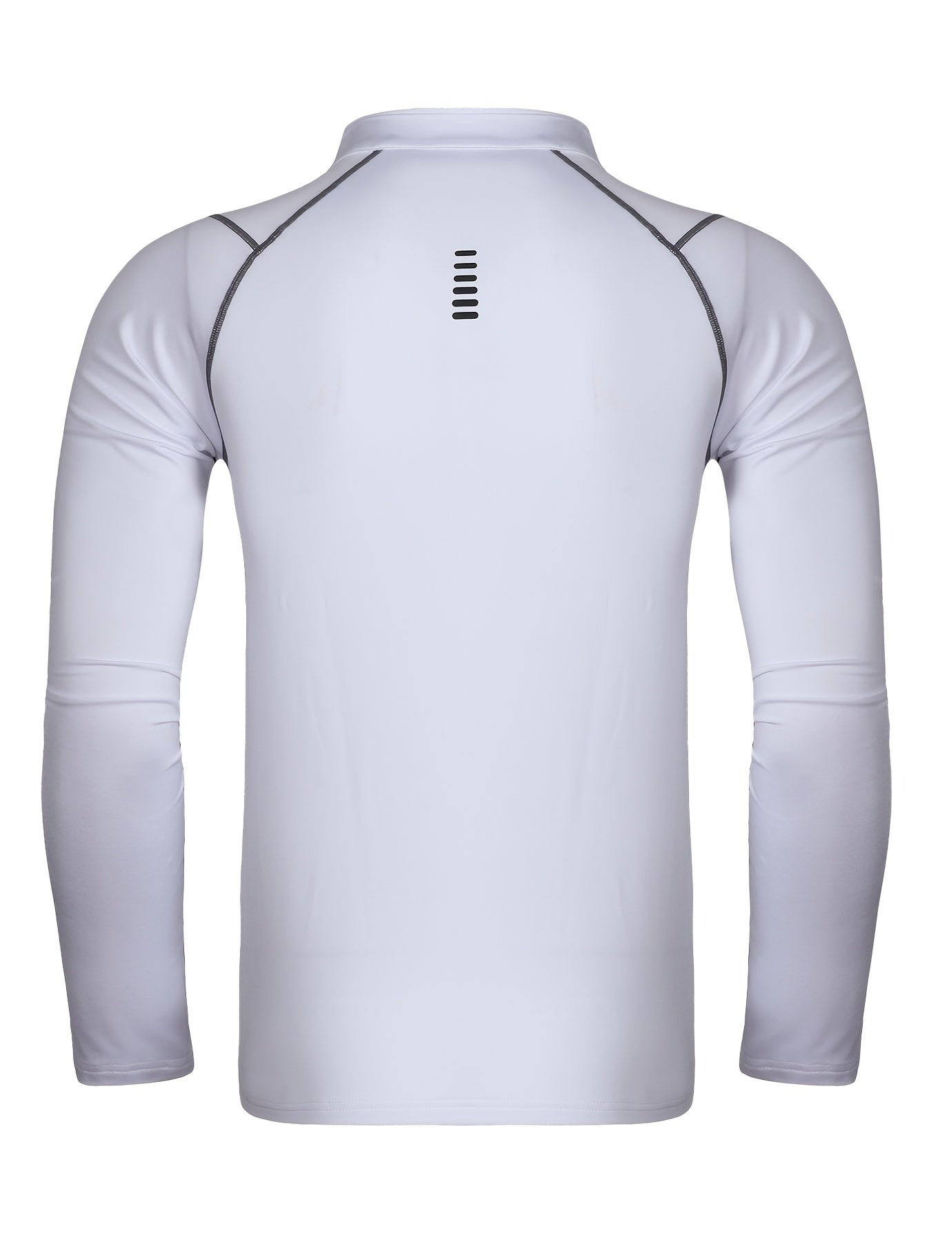 Men's Fitness Long Sleeve T-Shirt, -Lined for Autumn and Winter, Tight-Fitting Basketball Base Layer for Running and Training