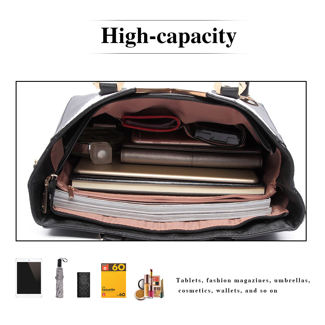 Sac Cabas Femme PU Multicolore Style V Épaule Tendances