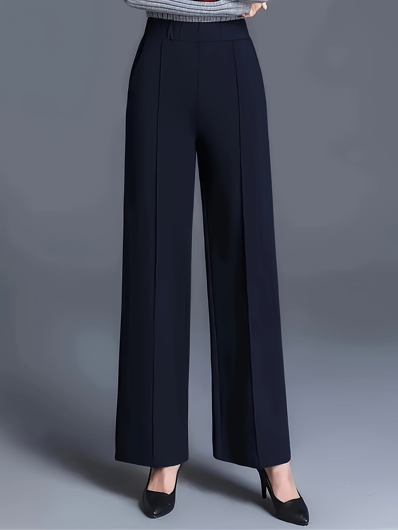 Ensemble Deux-Pièces Femme – Pantalon Long Élégant avec Poches