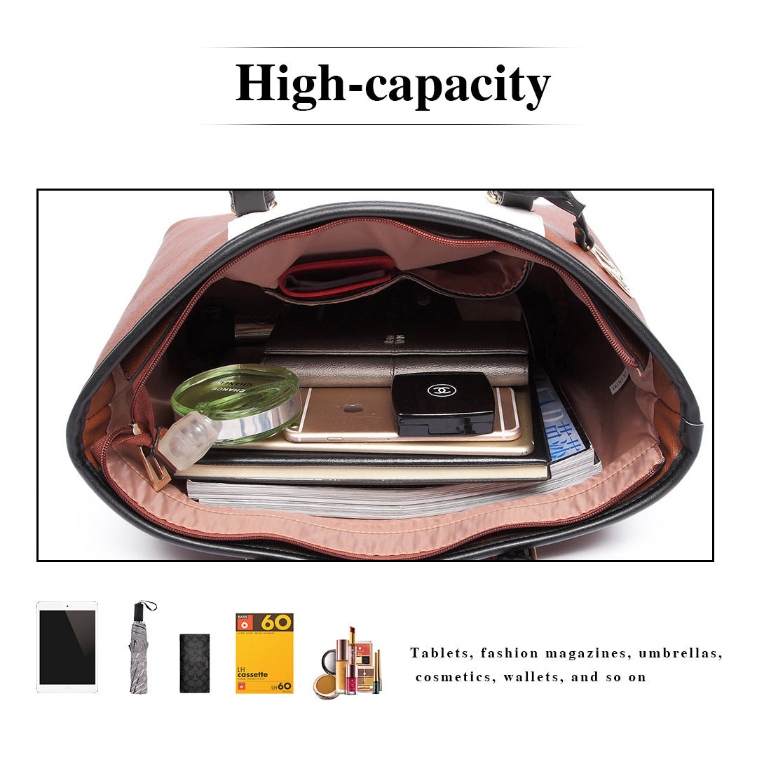 Sac Cabas Femme PU Multicolore Style V Épaule Tendances