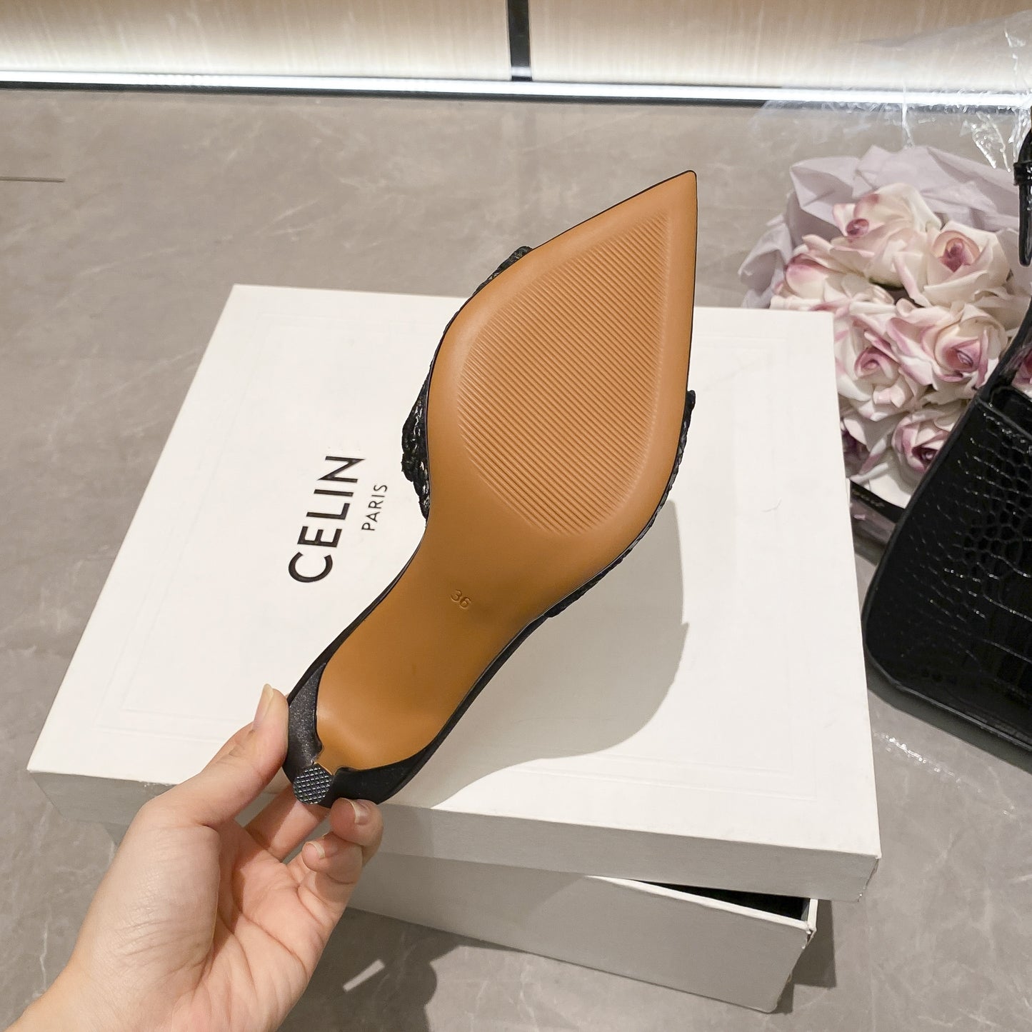 Escarpins Élégants à Talons Aiguilles pour Femme – Champagne, Dentelle, Bout Ouvert, Bride à la Cheville, Talons Ultra-Hauts, Enfilage Facile, Polyvalents Toutes Saisons