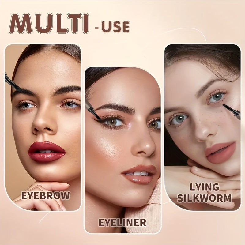 Crème à sourcils double embout waterproof et anti-transpiration – Longue tenue