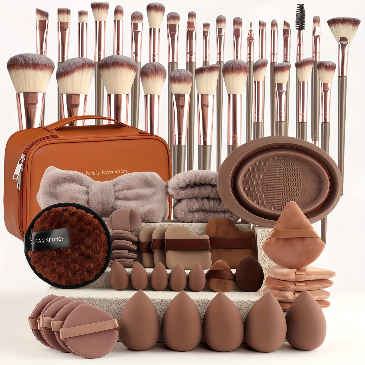 Kit Maquillage 20/30/36/37/67 Pièces – Pinceaux & Trousse Grande Capacité