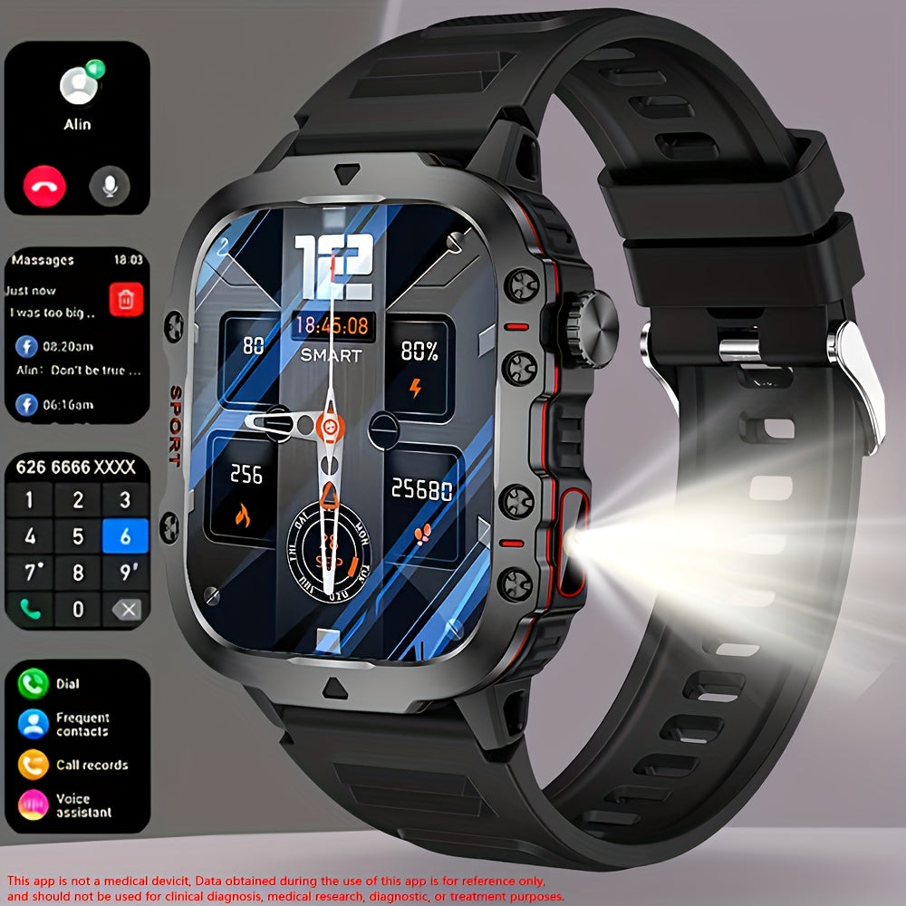 New Smart Watch for Men and Women - Wireless Calling/Texting/Multiple Sports Modes/Remote Camera Control/Fitness Tracker, Compatible with iPhone and Android, USB Charging, Smart Connectivity, Modern Style, Clear Screen Displa