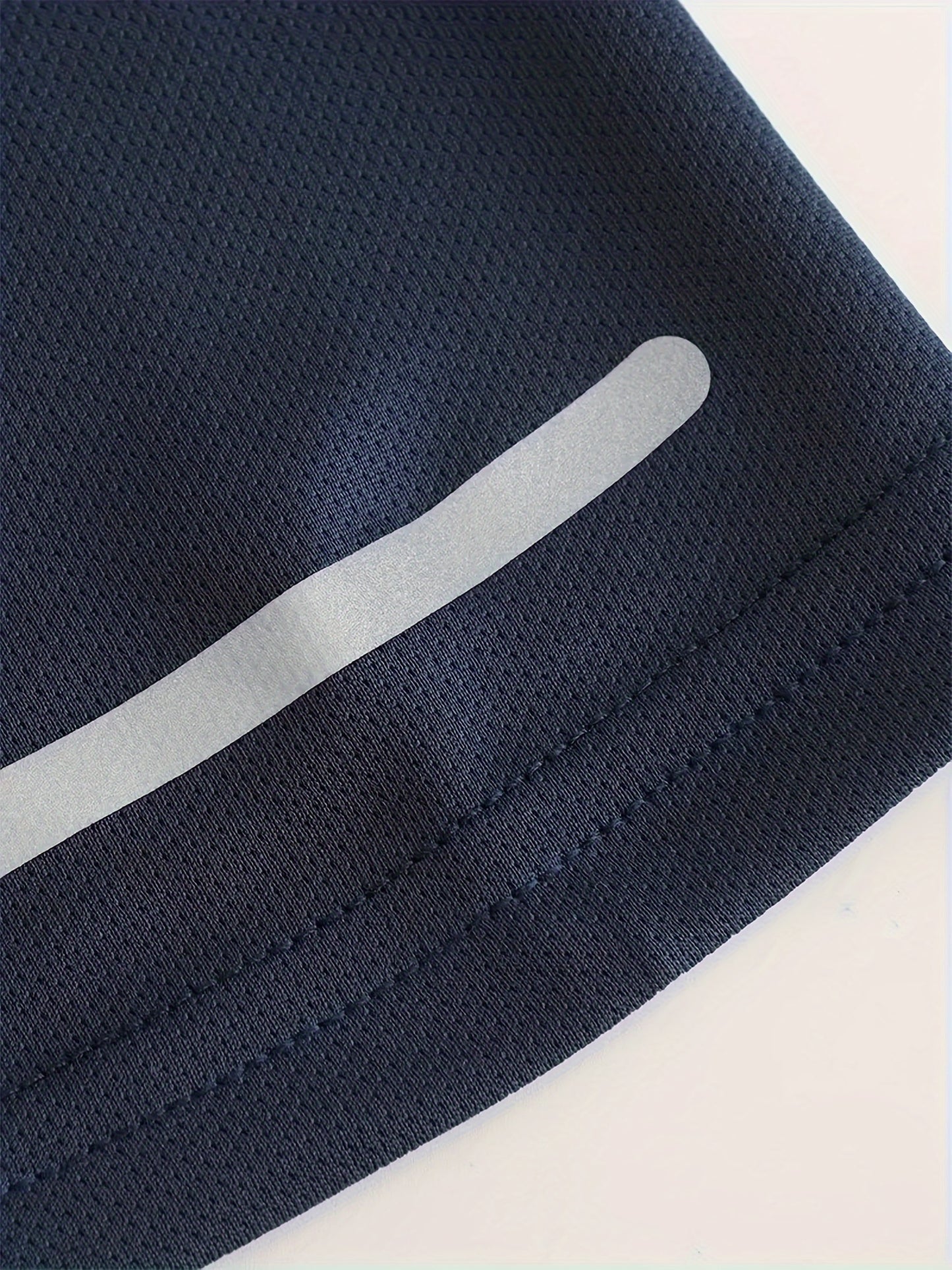 4pcs Men'S Athletic T-Shirts - Moisture-Wicking Quick-Dry Workout Tops with Reflective Stripes, Lightweight Breathable Gym Shirt for Running, Training