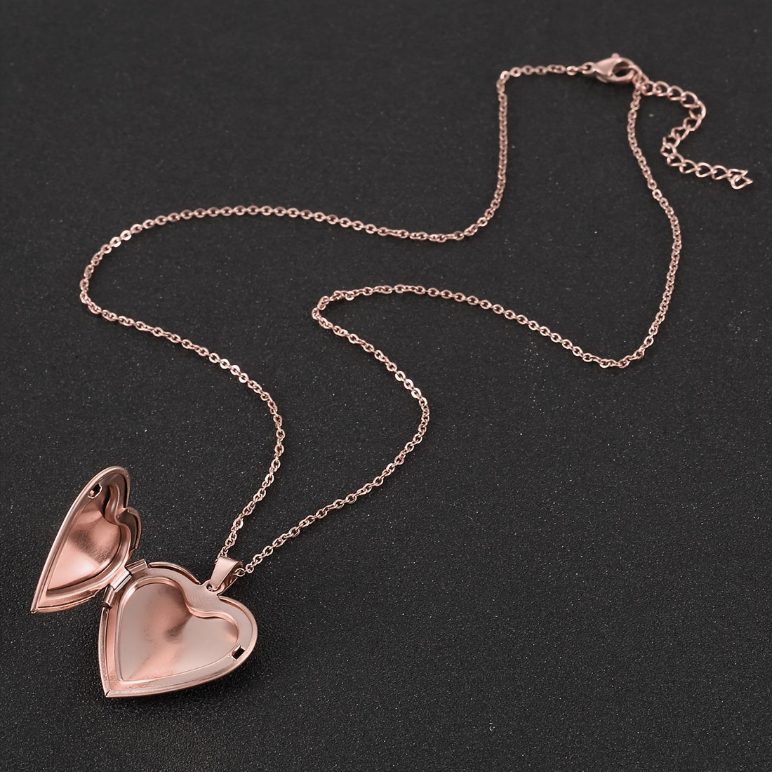 Collier pendentif cœur personnalisé avec photo, bijou en acier inoxydable gravable