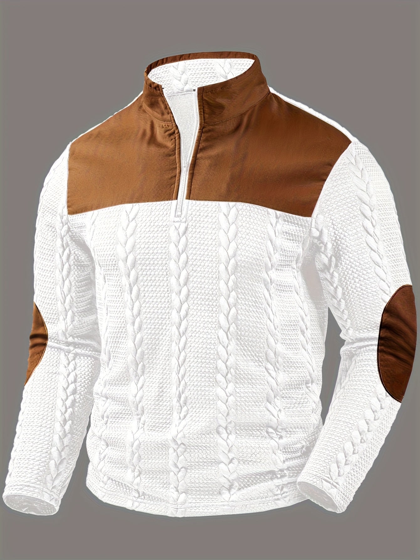 Henley Homme – Automne/Hiver, Manches Longues, Color Block et Zip