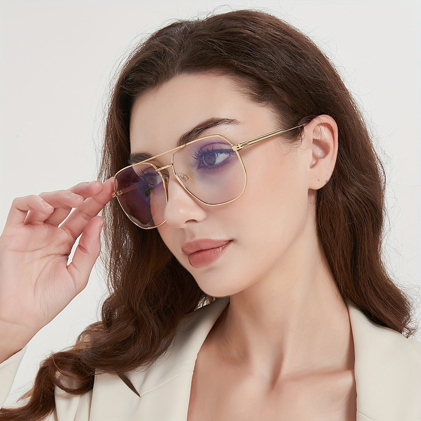 Computer Glasses for Men and Women, Unisex Design, Metal Frame Computer Glasses