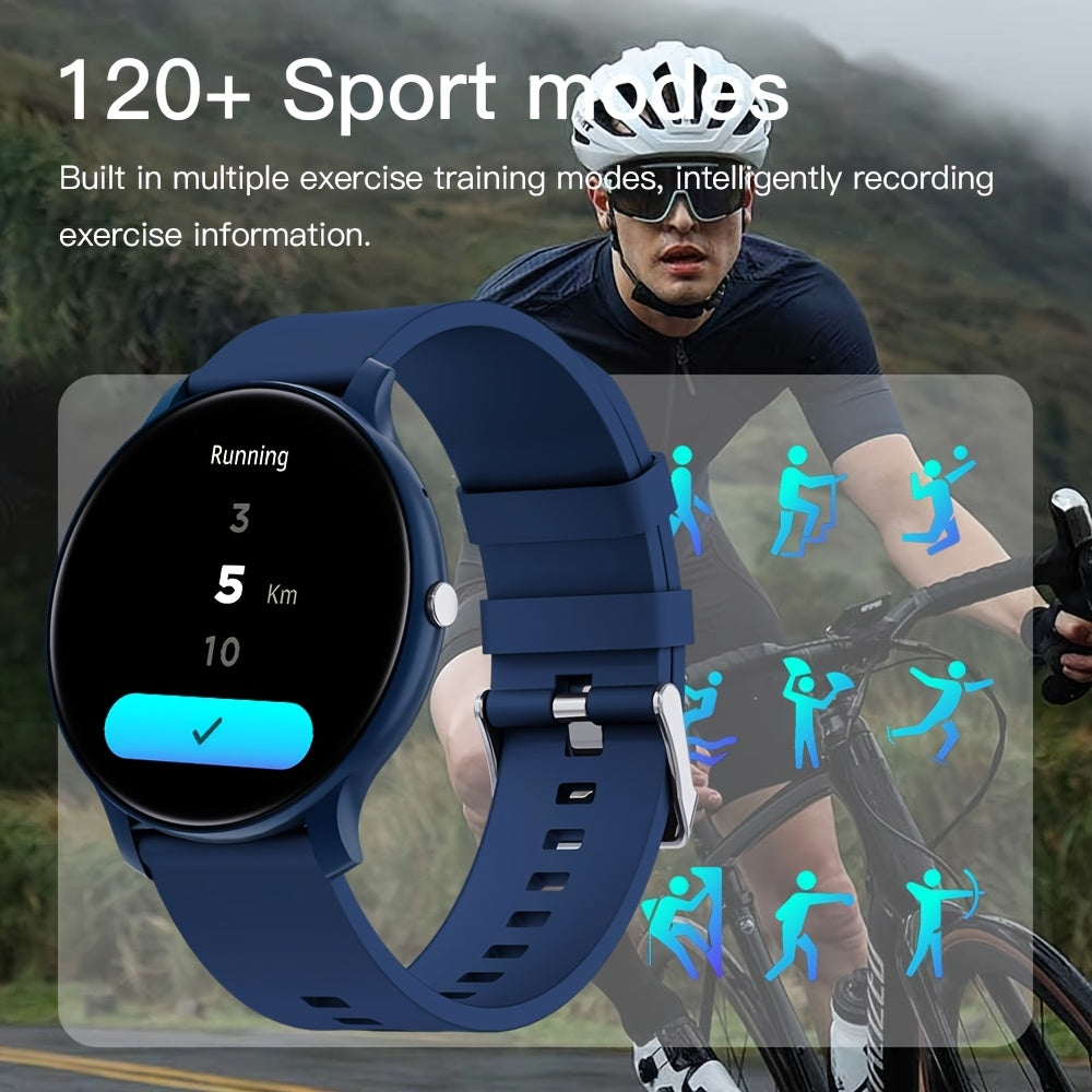 HD Smartwatch - 3.71cm Touch Screen,, AI Voice Control, 100+ Workout Modes, Music & Camera Remote, for iPhone & for Android, Ultra Thin Smart Watch, Sports Companion, Activity Tracking, Stylish Tech, Sleek Design, Hi