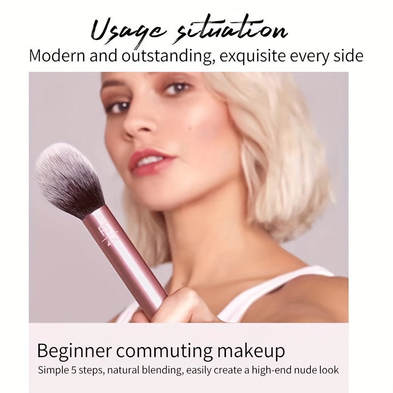 Kit Pinceaux Maquillage Visage – Blush, Contour & Fixation