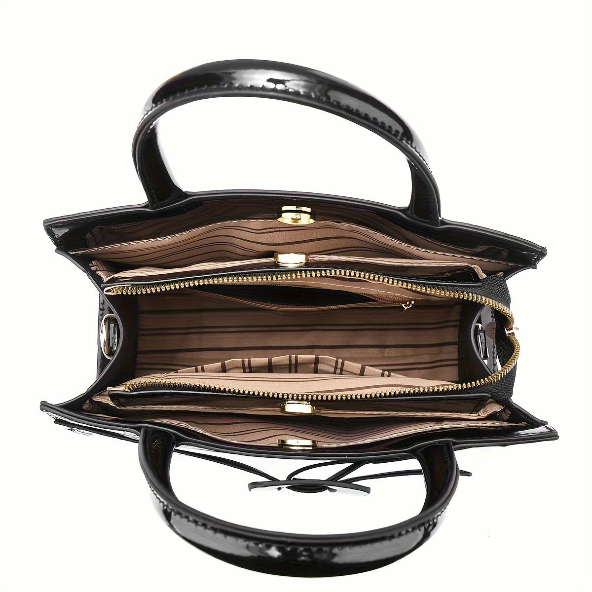 Sac à main brillant motif crocodile pour femme