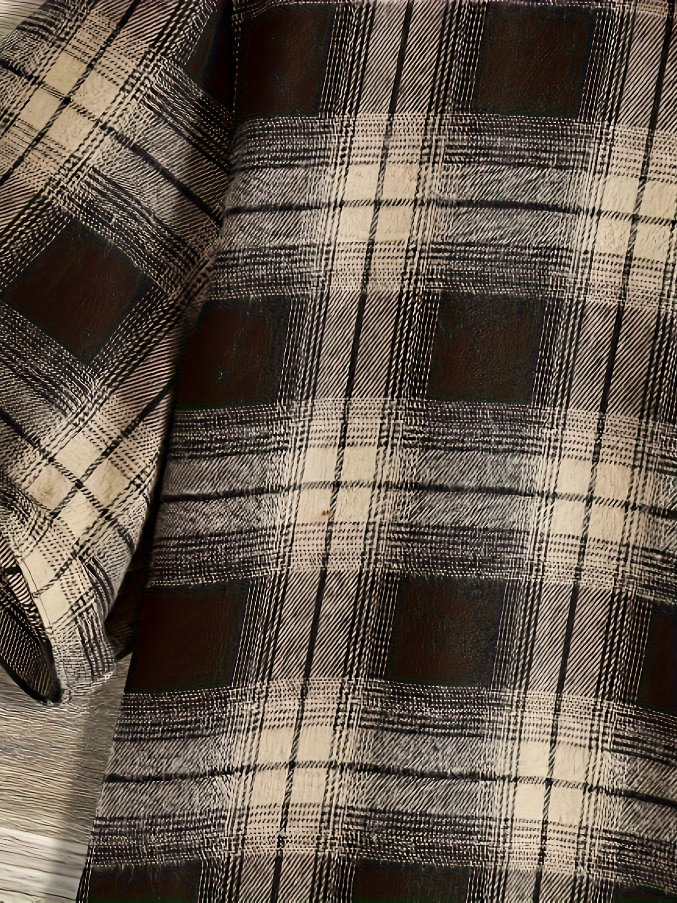 Plaid Fashionable And Simple Men's Short Sleeve Casual Lapel Simple Shirt, Trendy And Versatile, Suitable For Dates