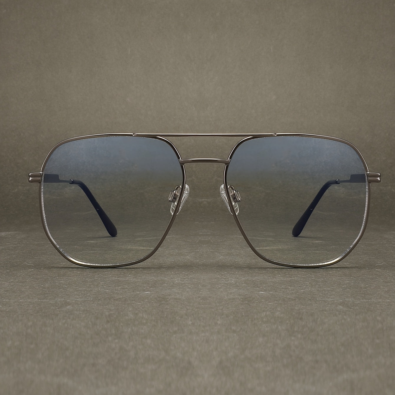 Computer Glasses for Men and Women, Unisex Design, Metal Frame Computer Glasses, Large-sized Glasses