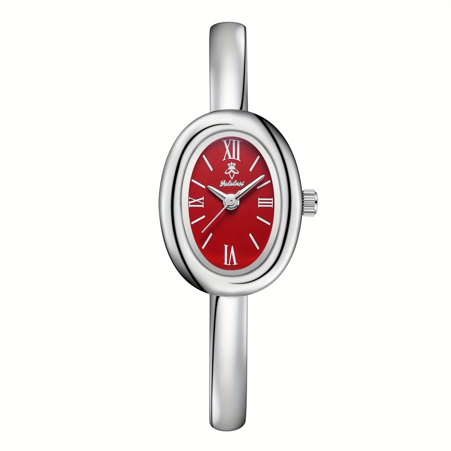 Montre élégante – boîtier et bracelet dorés, cadran ovale classique avec chiffres romains, design minimaliste, pour usage quotidien et occasions formelles, cadeau de luxe pour hommes et femmes (anniversaire, mariage), inclut boîte cadeau