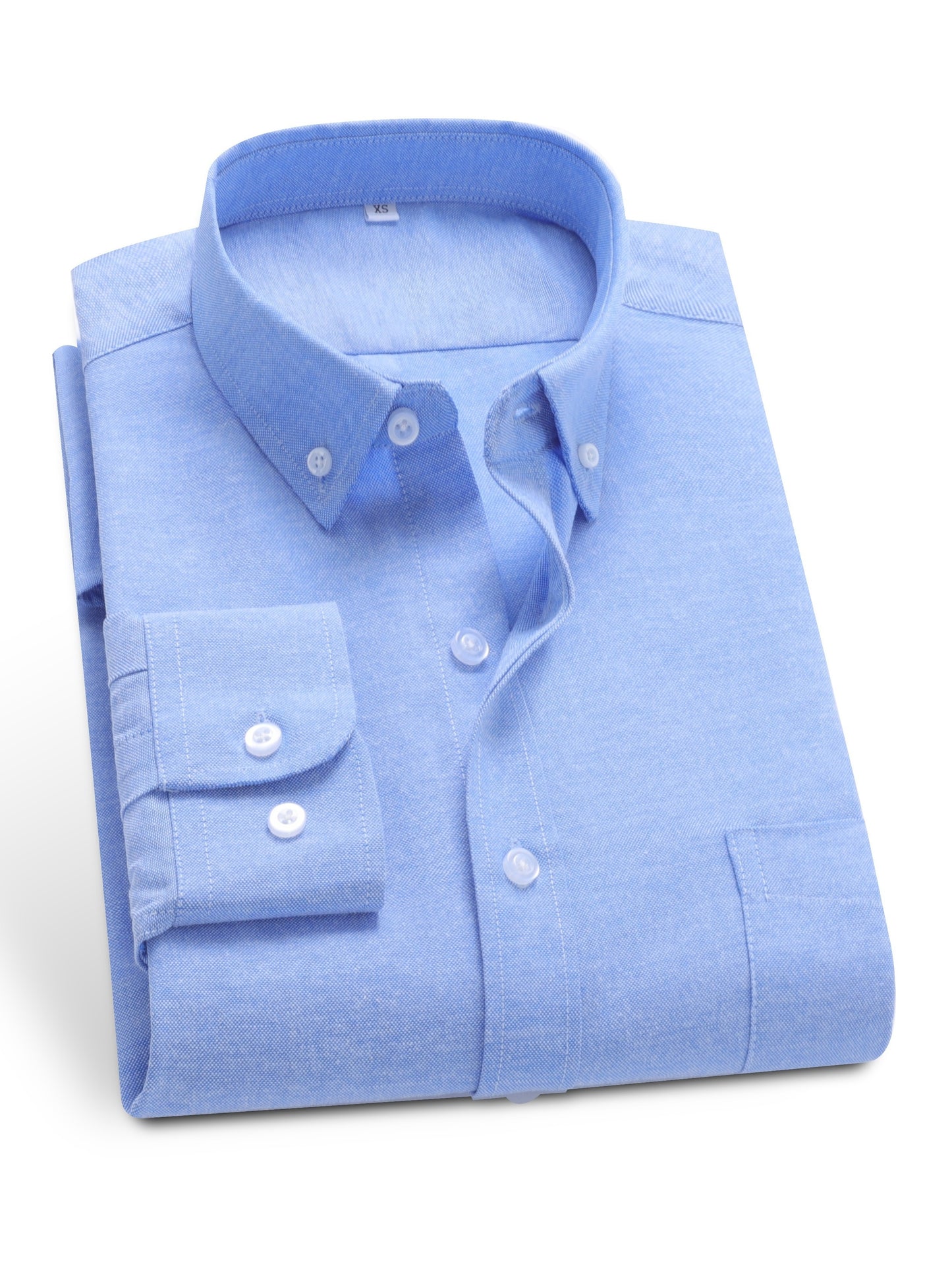 Men's Solid Color Lapel Collar Design Dress Shirts, Long Sleeve Casual Button Up Shirt For Formal Occasions