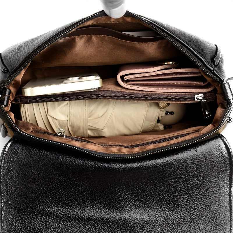 Sac femme– bandoulière simple et polyvalent, pour shopping, travail et sorties