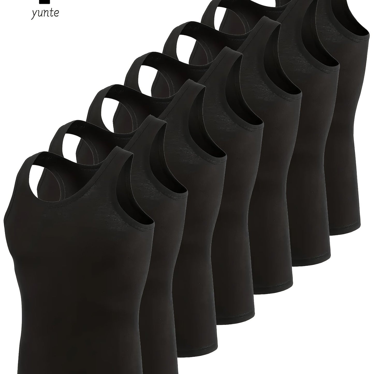 Lot de 7 Débardeurs Sport Homme – Respirants, Séchage Rapide, Sans Manches, Couleur Unie, Gym et Course