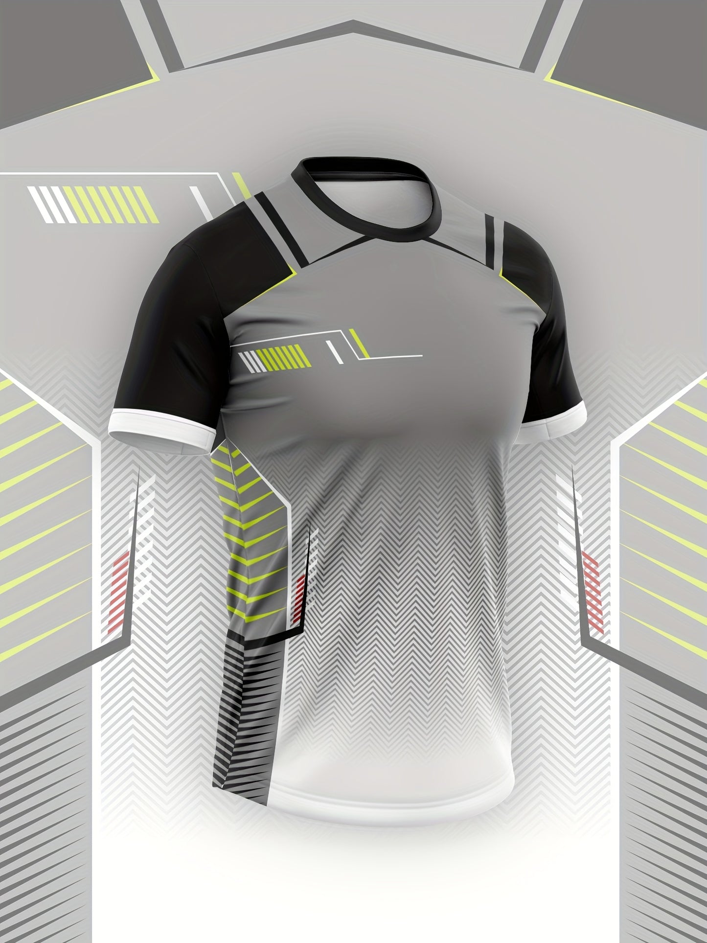 Geometric Creative Sports T-shirt