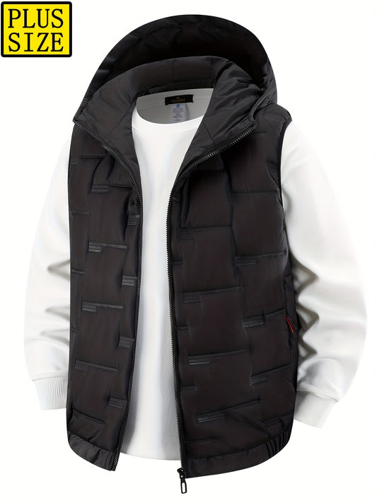 Veste Hiver Homme Oversize – Grande Taille avec Capuche