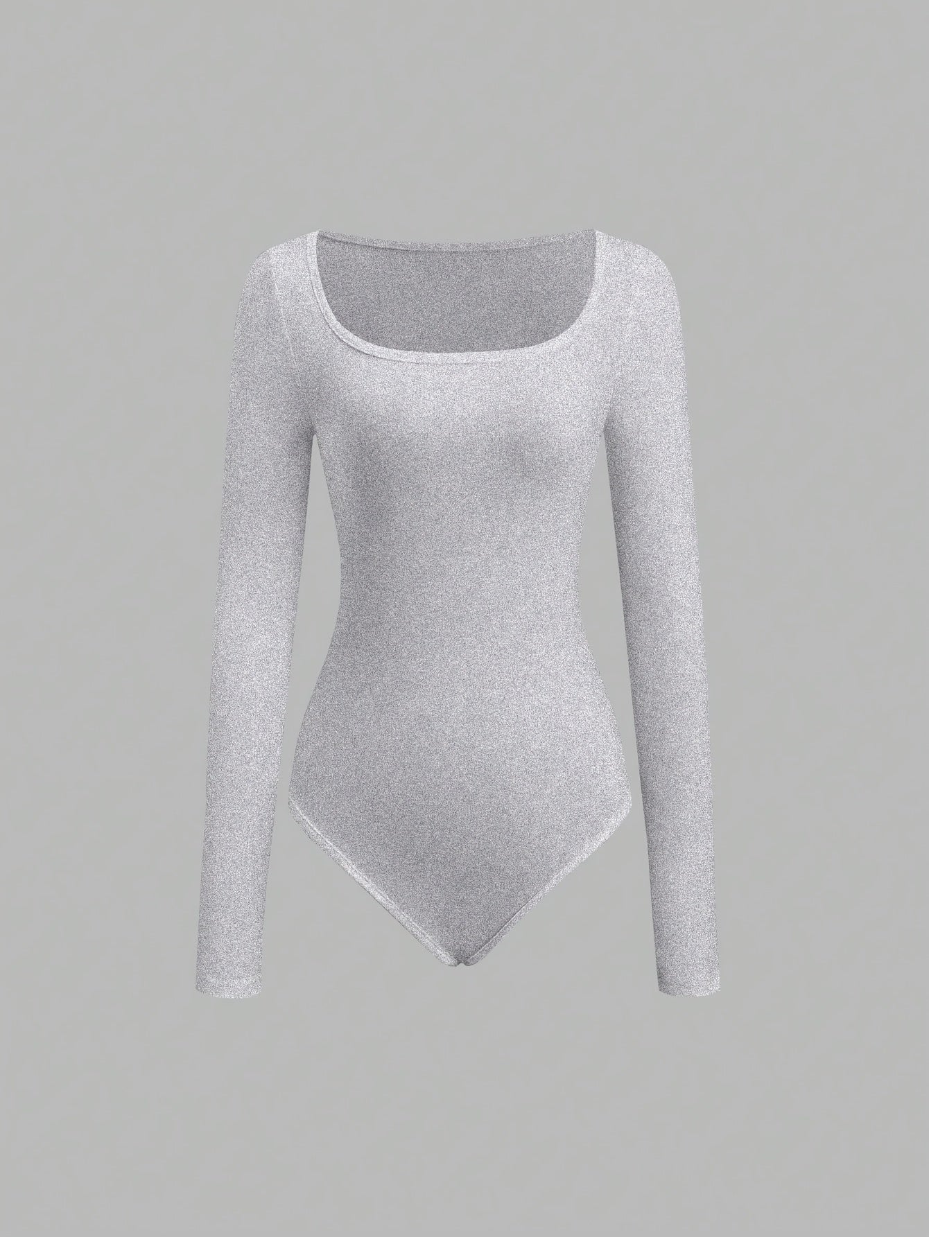 Ensemble de 3 combinaisons femme à col carré coupe ajustée style décontracté et sportif une pièce à manches longues confortable et tendance