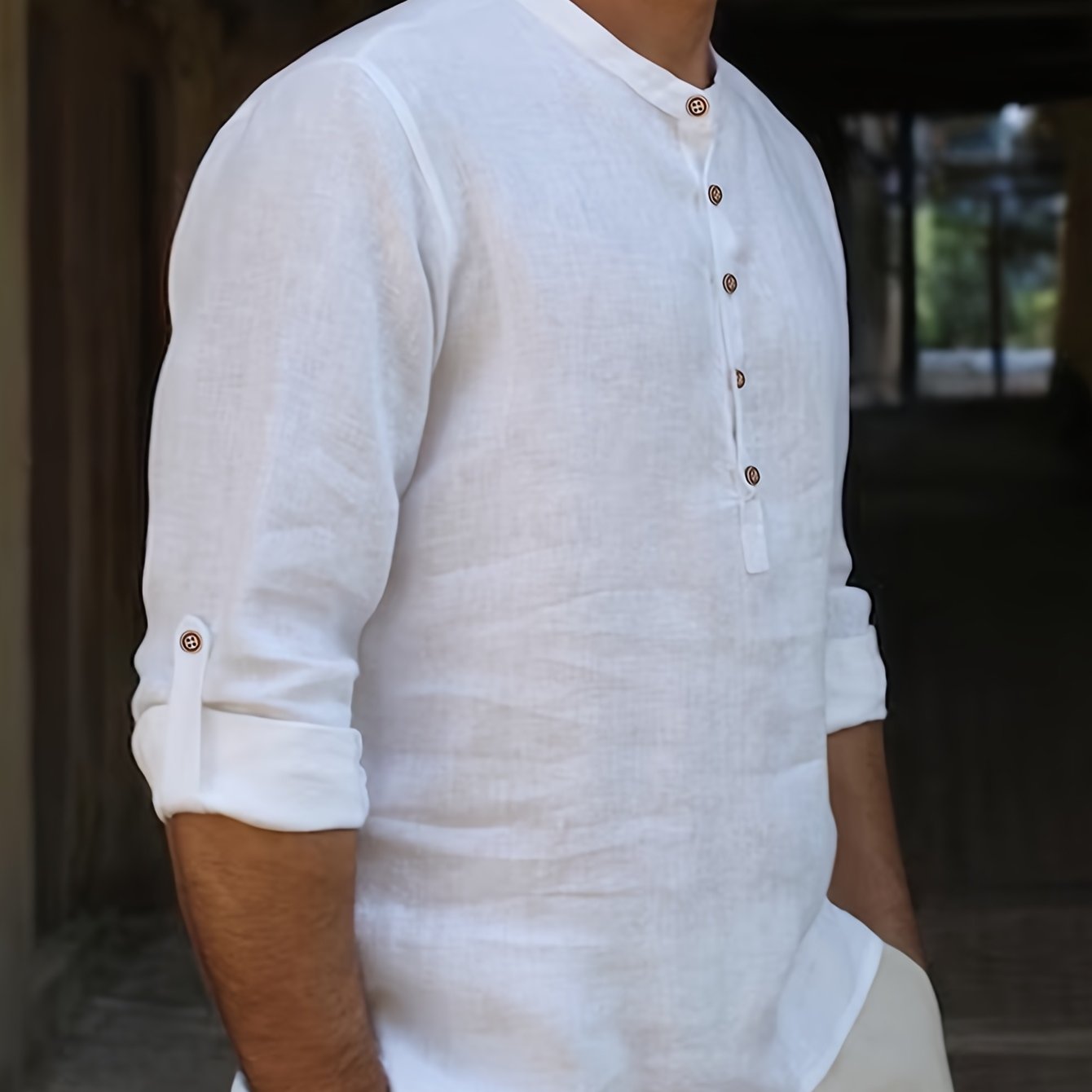 Men's Casual Shirt, Fashion Long Sleeve for Spring and Autumn, Perfect for Daily Wear and Vacation Travel, Ideal Gift for Men