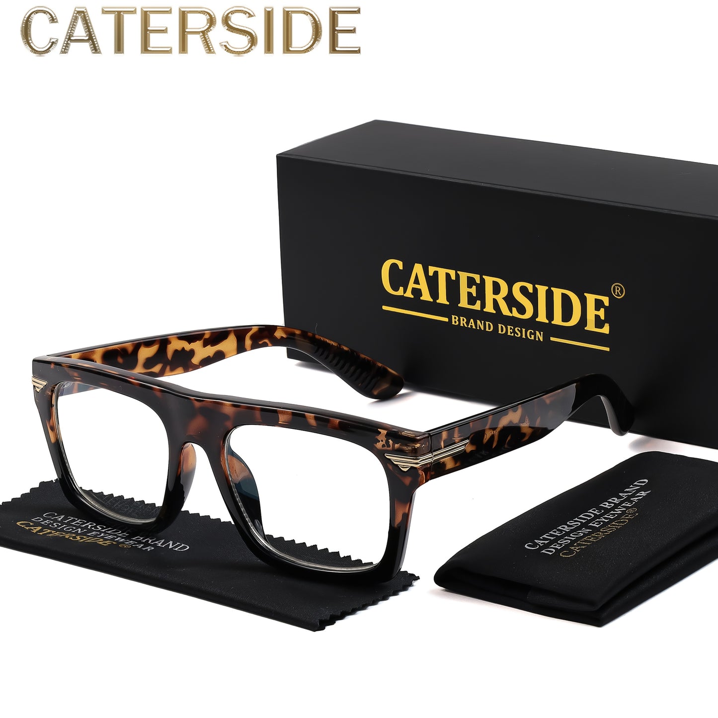 Stylish Square Glasses Made from TR90 Material, Featuring a Simple Vintage Design for Both Men And Women. These Classic Eyewear Pieces Serve As Great Photo Props And Make Perfect Gifts, Complete with a Full Package Set And Ca