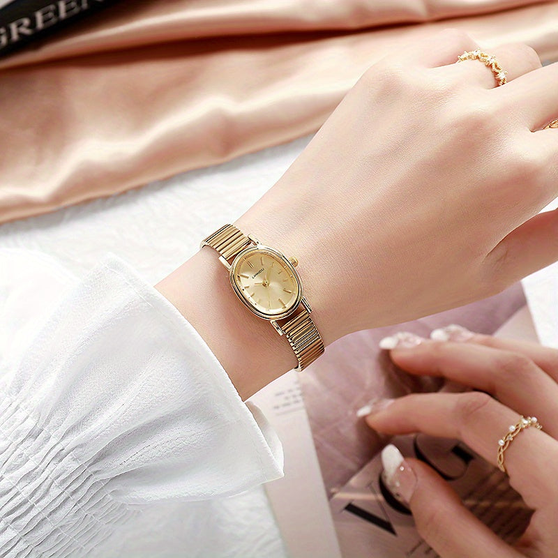 Montre de Luxe – Argent/Or, Accessoire Élégant et Stylé